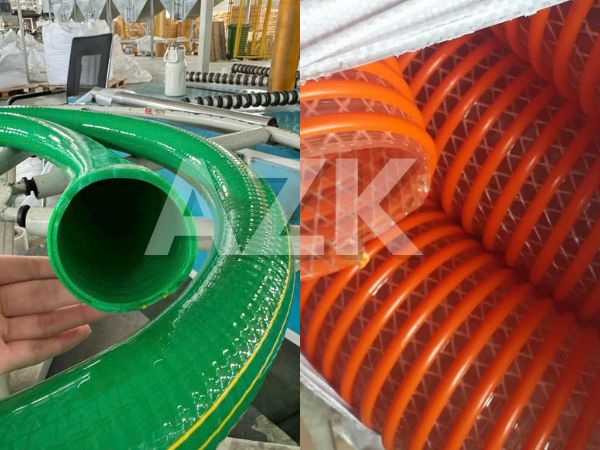 ống hút bể phốt lõi thép và nhựa lưới gân cam