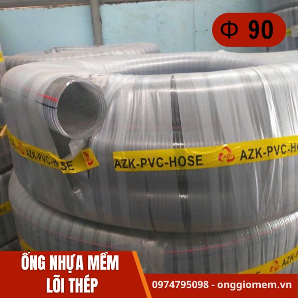 ống nhựa mềm lõi thép phi 90