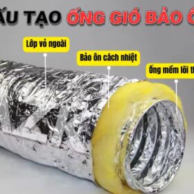 cấu tạo ống gió mềm bảo ôn
