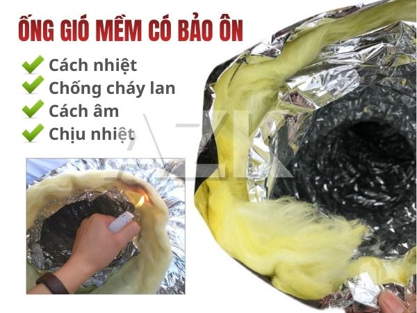 ống gió bảo ôn cách nhiệt