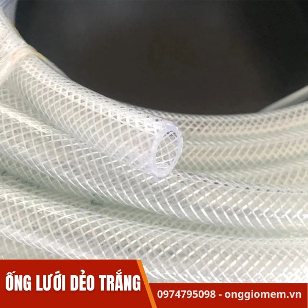 ong-luoi-deo-trang ống lưới dẻo trắng