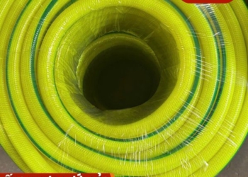 Ống nhựa lưới dẻo vàng chanh phi 35