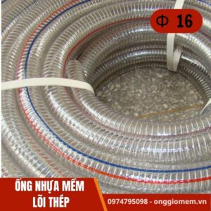 ống nhựa mềm lõi thép phi 16
