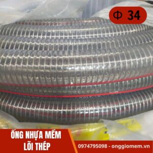 ống nhựa mềm lõi thép phi 34