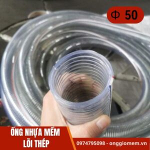 ống nhựa mềm lõi thép phi 50