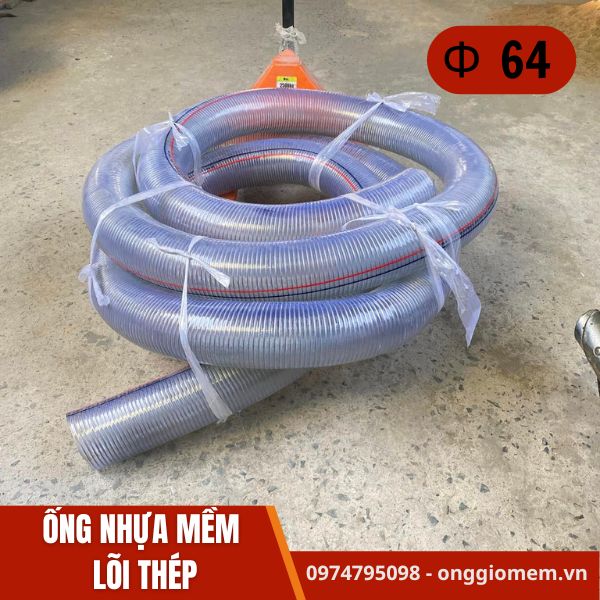 ong-nhua-mem-loi-thep-phi-64 ống nhựa mềm lõi thép phi 64