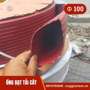 ống bạt tải cát phi 100