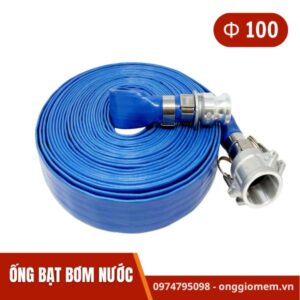 ống bơm nước vải bạt phi 100