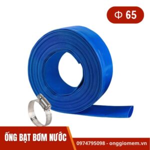 ống bơm nước vải bạt phi 60