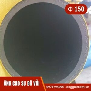 ống cao su bố vải phi 150