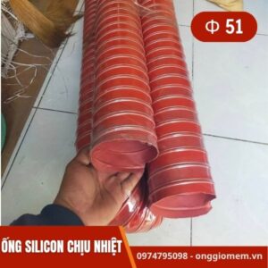 Ống silicon chịu nhiệt phi 51